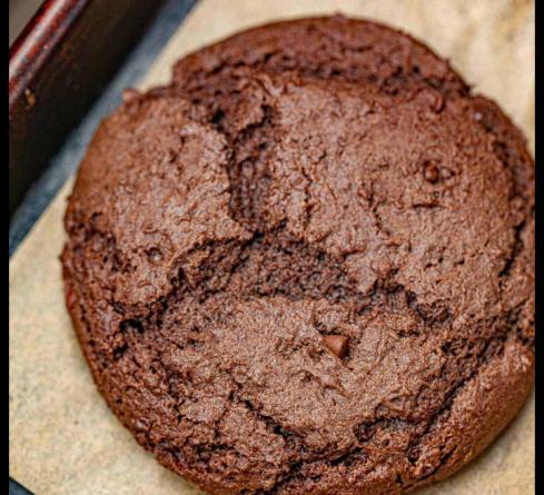Ingredients of chocolate cake mix cookies 